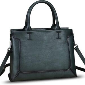 Genuine Leather Satchel for Women Leather Handbag Top Handle Bags Handmade Purse Crossbody Handbags Tote Bag